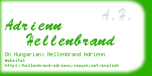 adrienn hellenbrand business card